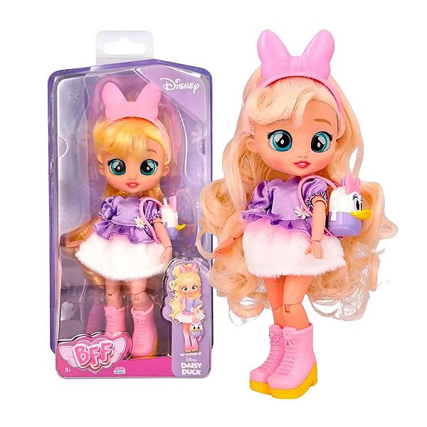 Boneca Cry Babies Multikids Disney Daisy Duck BR2100 Roxo