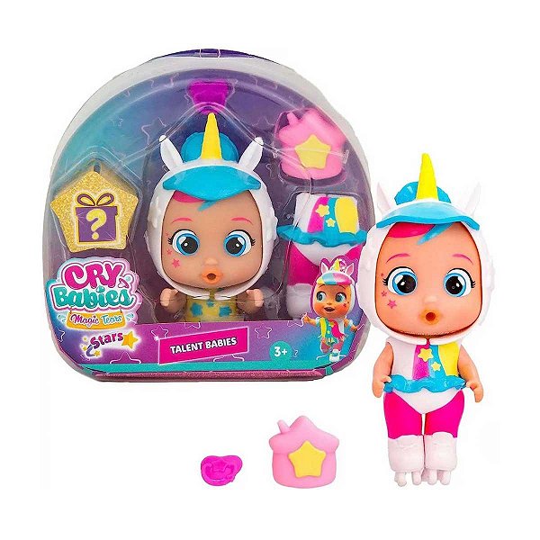 Boneca Cry Babies Magic Tears Multikids Dreamy BR2088 Branco