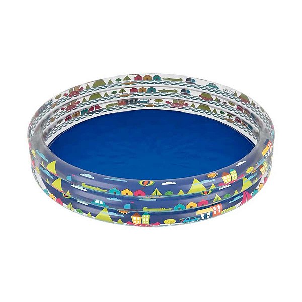 Banheira Inflável MOR 450 Litros Ref.001784 Azul