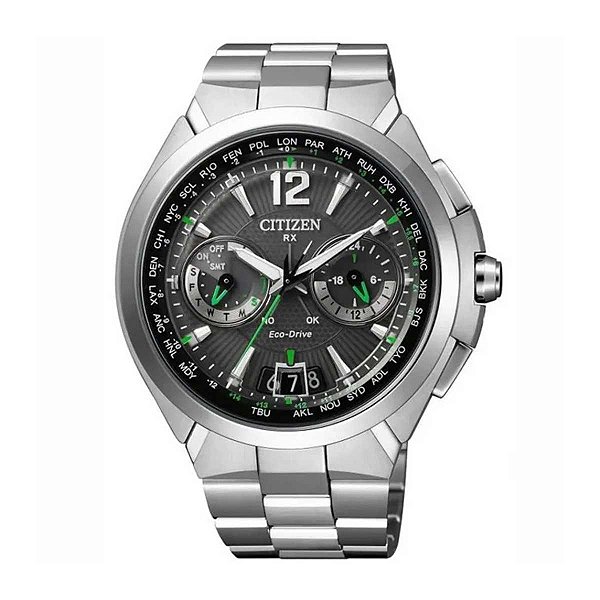 Relógio Citizen Satellite Wave Eco-Drive TZ20439G Prata