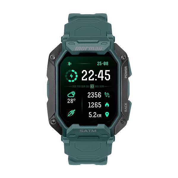 Smartwatch Mormaii Force Militar MOFORCEAF/8A Azul Marinho
