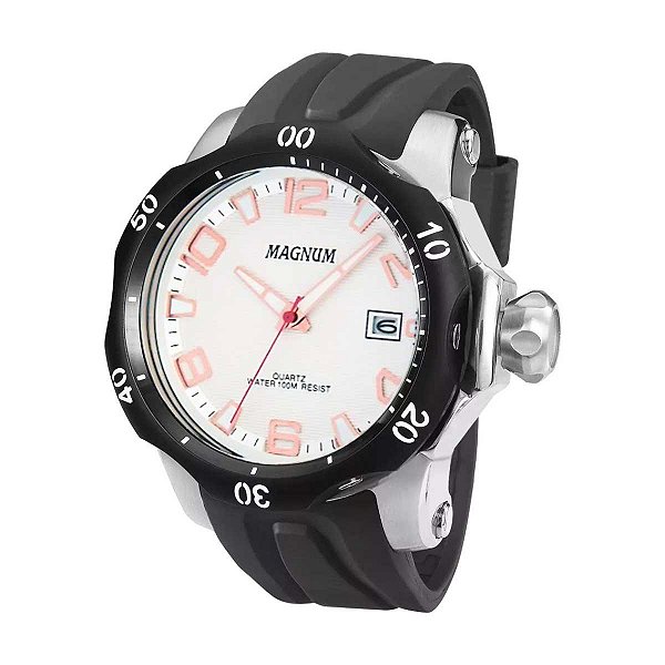 Relógio Masculino Magnum Analógico MA35173Q - Prata