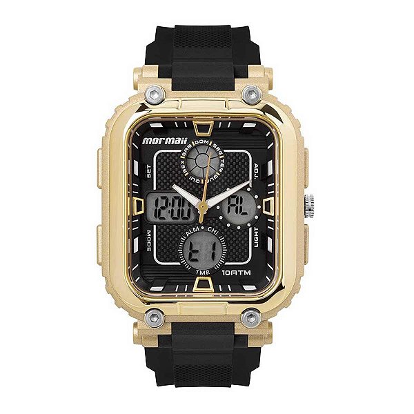 Relógio Masculino Mormaii Force AnaDigi MO24200A/8P Dourado