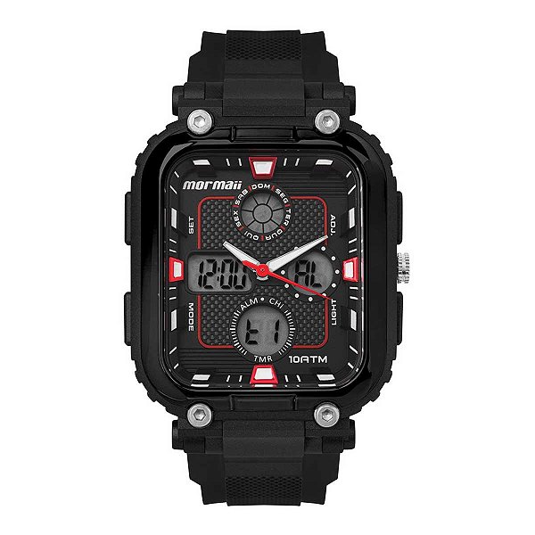 Relógio Masculino Mormaii Force AnaDigi MO24200/8R - Preto