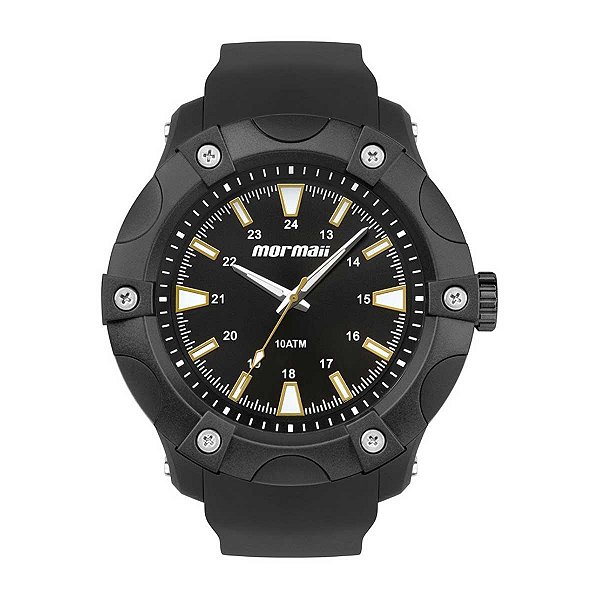Relógio Masculino Mormaii Analógico MO2035LX/8P - Preto