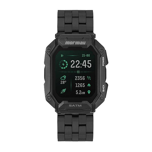 Smartwatch Mormaii Force Militar MOFORCEAI/7P Preto