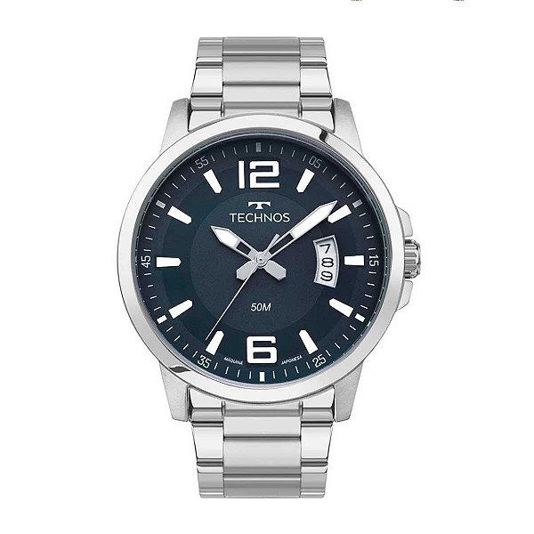 Relógio Masculino Technos Racer Analógico 2315LAR/1A Prata