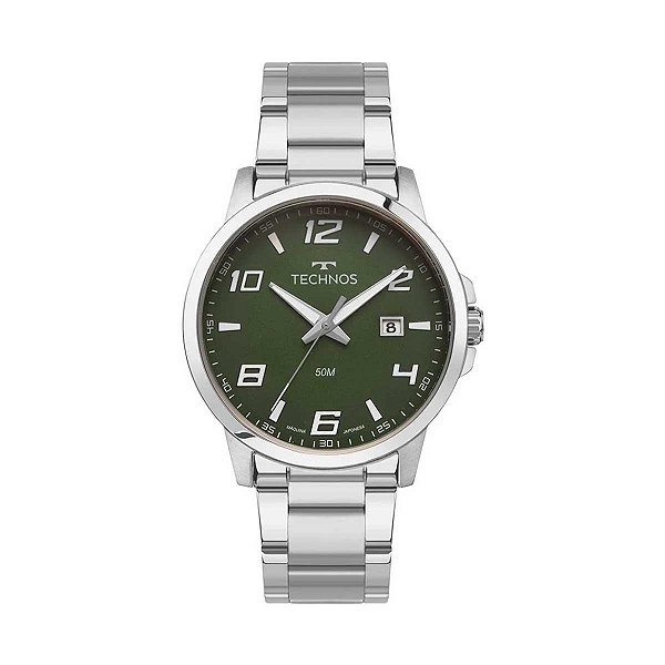 Relógio Masculino Technos Racer Analógico 2315LAT/1V Prata