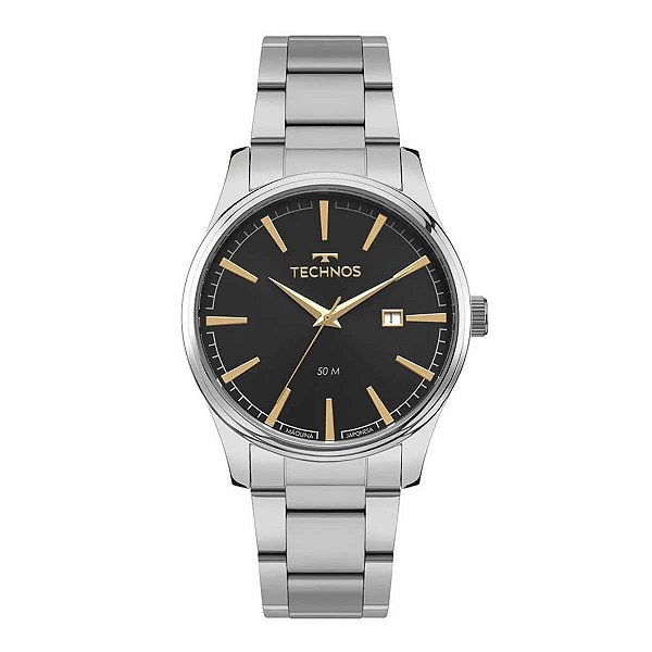 Relógio Masculino Technos Steel Analógico 2115TZG/1P Prata