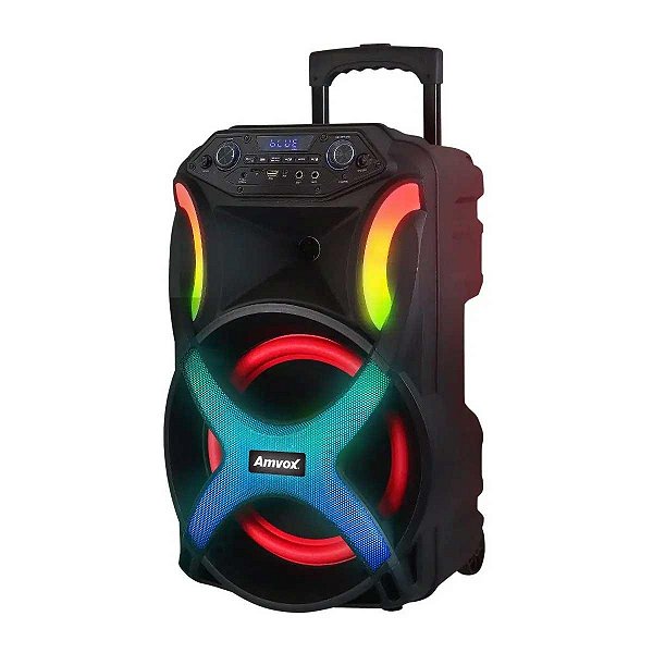 Caixa de Som Amvox Bluetooth ACA 680 Fantasy Preto Bivolt