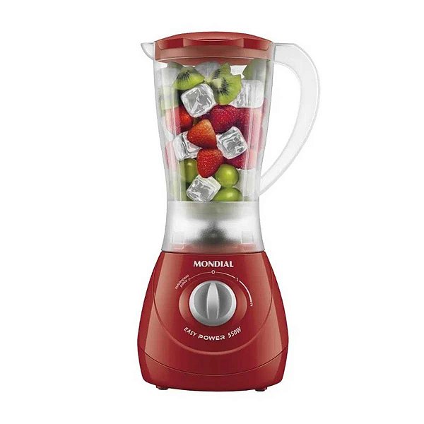Liquidificador Mondial 550W Easy Power L-550-R Vermelho 127V