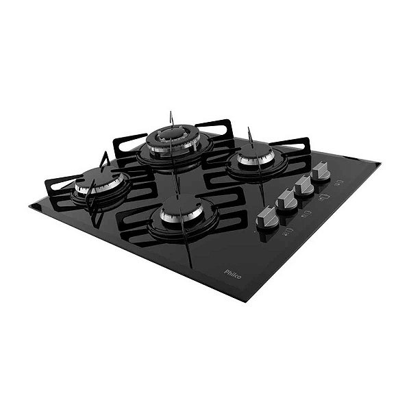 Fogão Cooktop Philco 4 Bocas Cook Chef TC Preto Bivolt