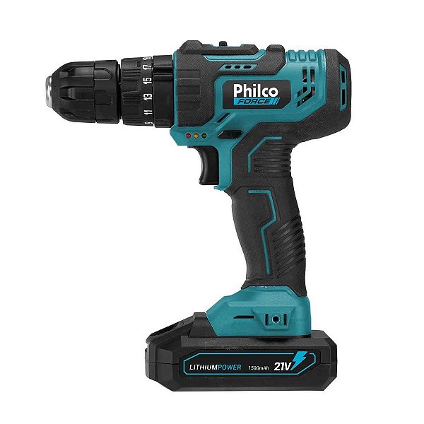 Parafusadeira + Maleta + Fenda e Philips Philco PPF21M