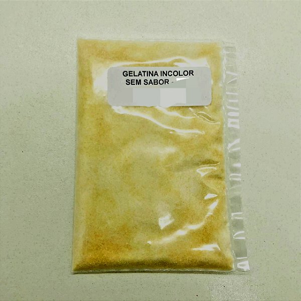 Gelatina Incolor e Sem sabor - 200g