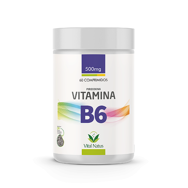 VITAMINA B6 / Piridoxina - C/ 60 COMPRIMIDOS