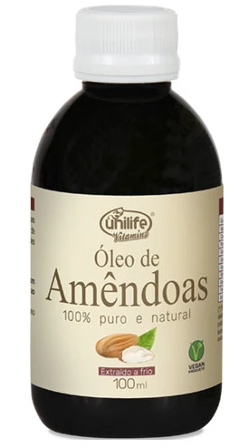 Óleo de Amêndoas 100% Puro Unilife 100ml