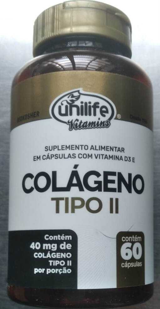 Colágeno tipo II - 40mg de colágeno