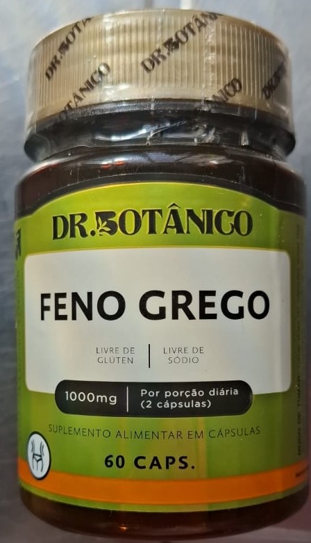 Feno Grego 100% - 1000mg Dr. Botânico