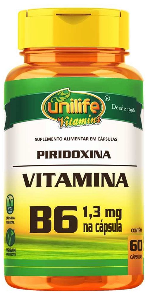 VITAMINA B6 / Piridoxina - C/ 60 COMPRIMIDOS