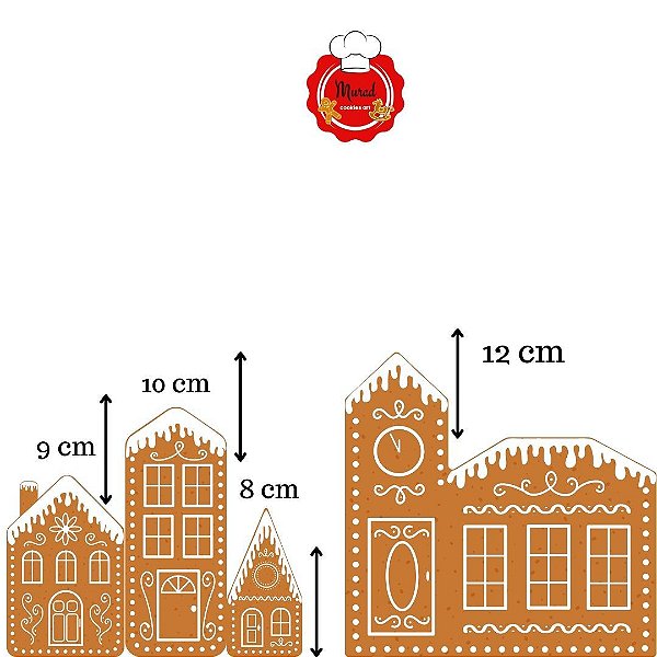 Cortador de bolachas Casas Natalinas