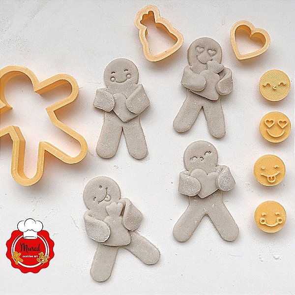 Cortador de bolachas Gingerbread emoções
