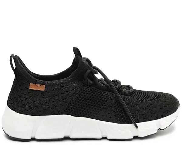 Tênis Anacapri Knit Sporty Ultra Leve Preto
