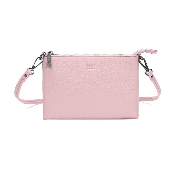 Bolsa Clutch Santa Lolla Rosa Claro Floater Transversal