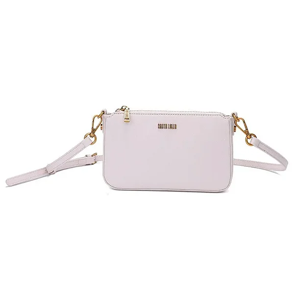 Bolsa Pequena Risco Off White Alça Transversal