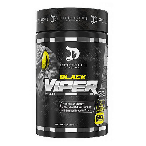 Black Viper Importado Original (90 Cápsulas) - Dragon Pharma
