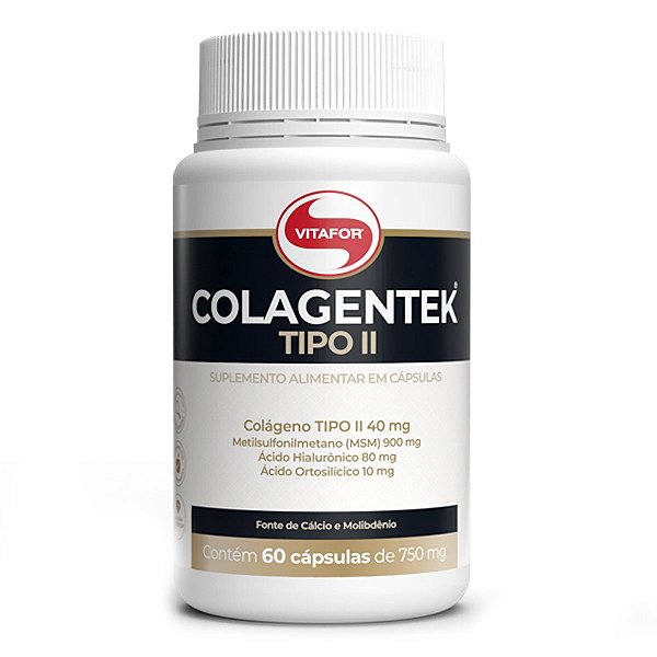 Colagentek Tipo 2 Vitafor (60 Cápsulas)