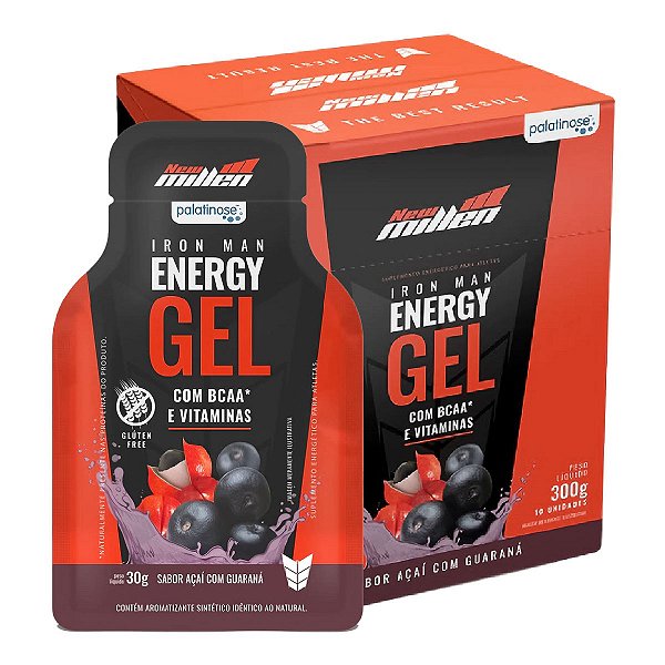 Iron Man Energy Gel New Millen (10sachês-30g)