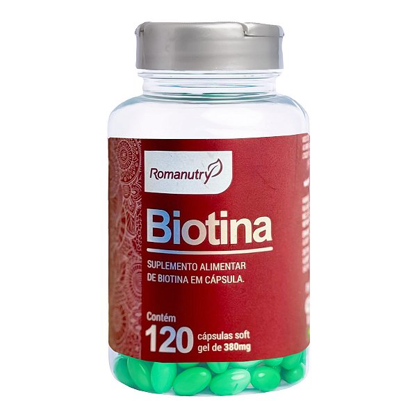 Biotina Romanutry (120 Cápsulas)