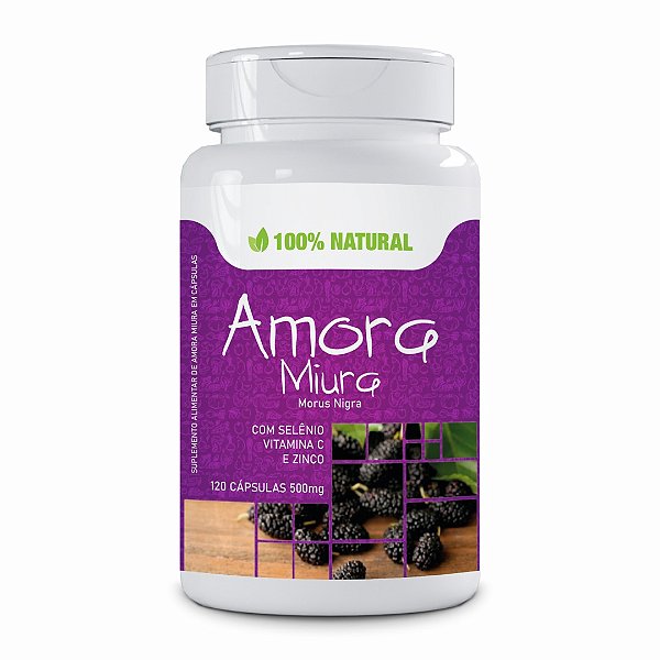 Amora miura 500mg (120 capsulas) - Bionutri