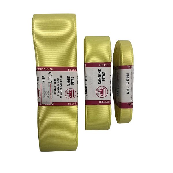 Fita Gorgorão Sanding Lisa Amarelo 288
