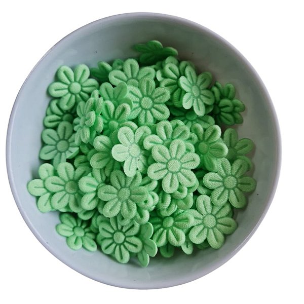 Flor Prensada - Verde Bebê