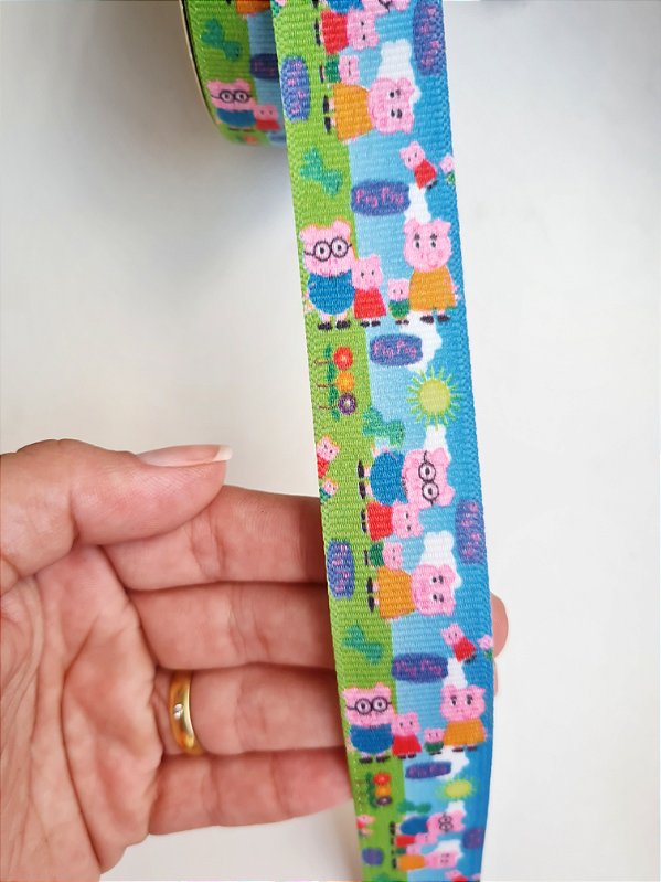 Fita Estampada Alpet Peppa - 22mm
