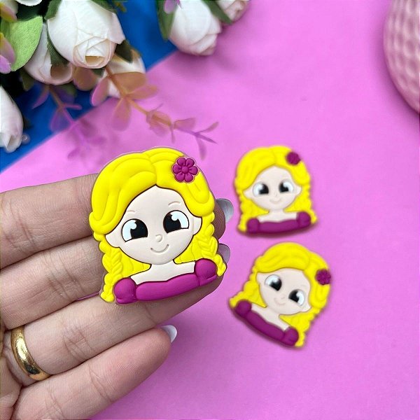 Aplique Emborrachado Princesa Rapunzel - Unidade