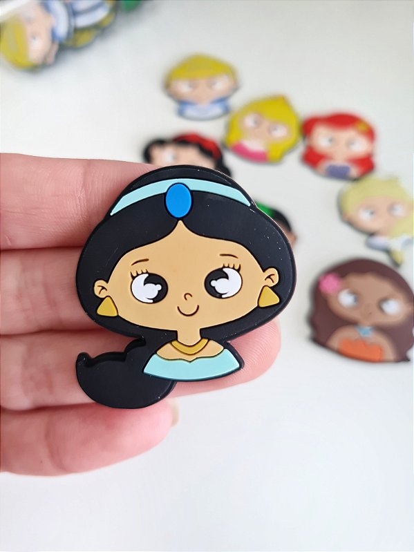 Aplique Emborrachado Princesa Jasmine - Unidade