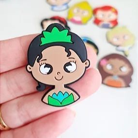 Aplique Emborrachado Princesa Tiana - Unidade