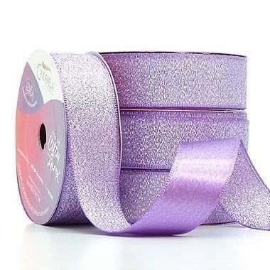 Fita de Cetim com Lurex - Lilás - Cinderela