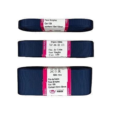 Fita Gorgorão Sanding Lisa Azul Marinho 159
