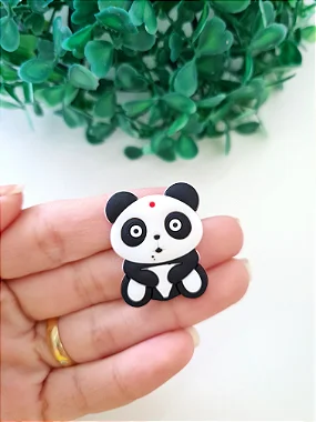 Aplique Emborrachado Panda - Unidade