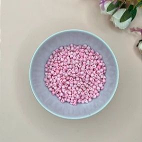 Miçangão 3.6mm 15 gramas - Rosa Claro