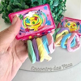 Rabicó (tamanho normal) kit com 6 unidades Colorido Candy Colors