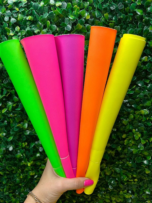 Lonita de Napa Cores Neon 25x40cm - Unidade