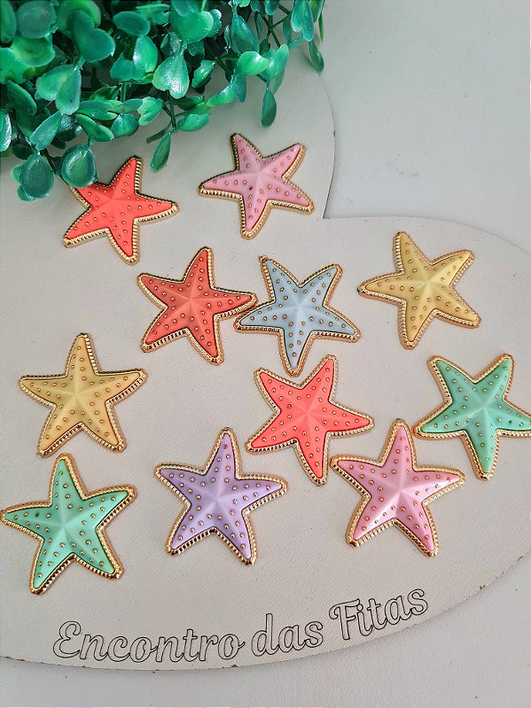 Aplique Estrela do Mar 3,5cm - Unidade
