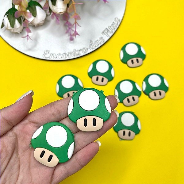 Aplique Emborrachado Turma do Mario - Vida Verde - Unidade