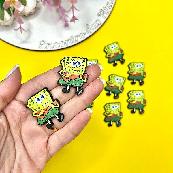 Aplique Emborrachado Bob Esponja - Unidade
