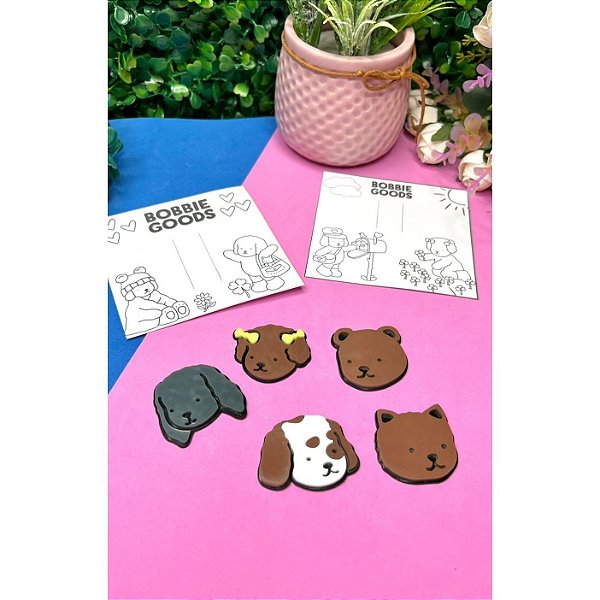Kit de Apliques em Acrílico Bobbie Goods - 5 unidades mistas