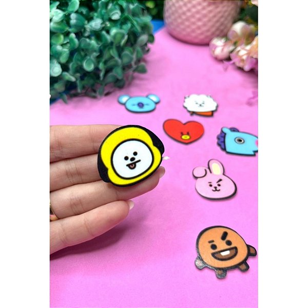 Aplique de Acrílico Fino BTS Rostinho Chimmy (Jimin) - Unidade